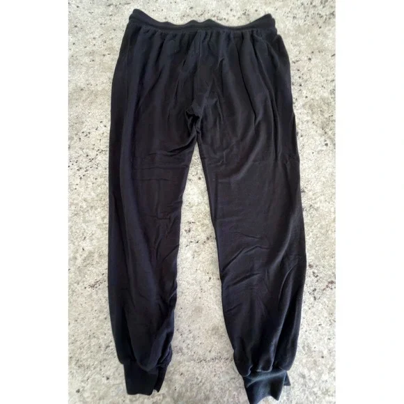 Glyder Black Jogger Sweatpants Medium Drawstring Athleisure - Picture 2 of 4